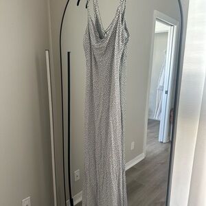 Zara Black and White Polka Dot Dress